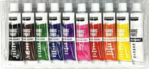 Textilfesték Pentart tubusos 10 x 16 ml - 45123