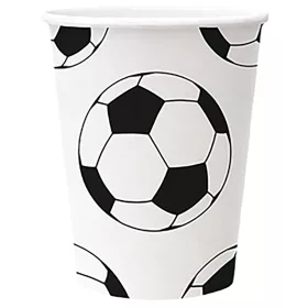 Party pohár Focis 250 ml, 8 darabos