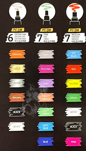 Dekormarker Uni Posca 20 darabos - POP colors