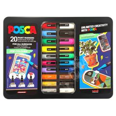 Dekormarker Uni Posca 20 db-os karácsonyi készlet - POP