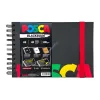 Uni Posca BlackBook rajzfüzet