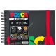 Uni Posca BlackBook rajzfüzet