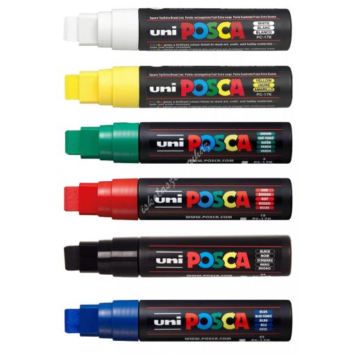 Dekormarker Uni Posca PC-17K - 6 színben