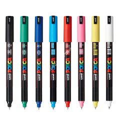 Dekormarker Uni Posca PC-1MR tűhegyű - 22 színben