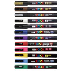 Dekormarker Uni Posca PC-3M - 37 színben