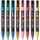 Dekormarker Uni Posca PC-3ML Glitter - 8 színben