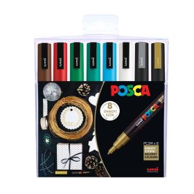 Dekormarker Uni Posca PC-3M készlet 8 darabos CH