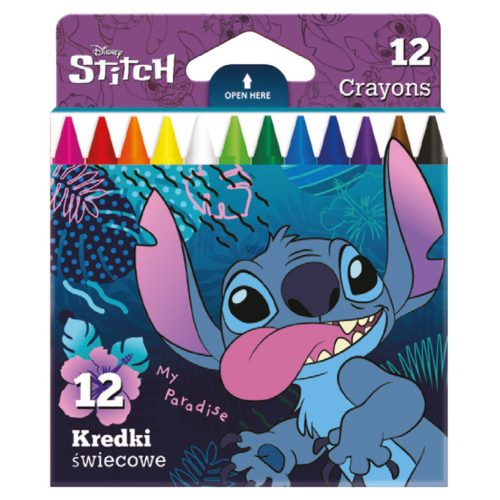 Zsírkréta Stitch 12 darabos kerek - 54809