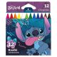 Zsírkréta Stitch 12 darabos kerek - 54809