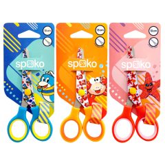 Olló Spoko iskolai 13 cm, 3 mintával - S0535