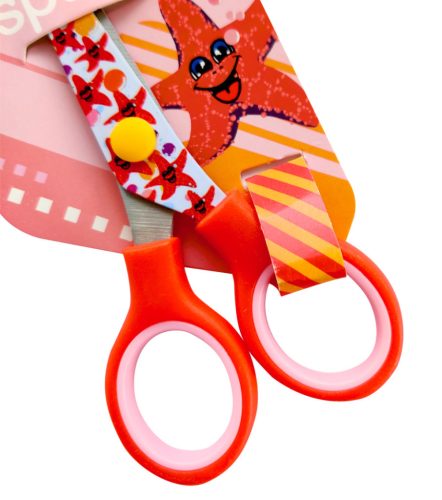 Olló Spoko iskolai 13 cm, 3 mintával - S0535