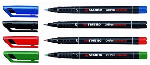 Stabilo alkoholos filc 841 S - 4 színben