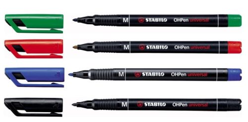 Stabilo alkoholos filc 843 M - 4 színben