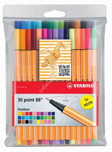 Stabilo Point 88 tűfilc készlet (30db)