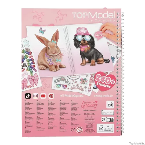 33- TOPModel matricás öltöztető album Animals - 13736