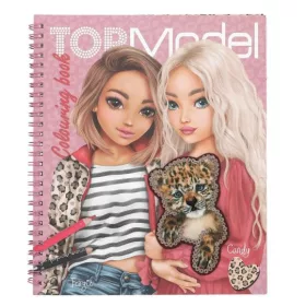 33- TOPModel színezőkönyv matricákkal Leoheart - 13737