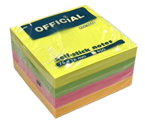 12- Öntapadós jegyzettömb 75x75 mm 450 lapos - 122937