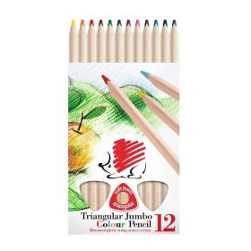   Süni Ico Jumbo háromszögletű natúr színes ceruza (12db)