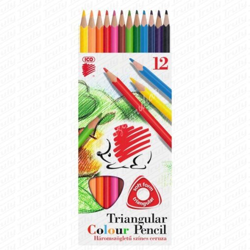 Süni Ico háromszögletű színes ceruza 12-es