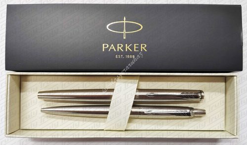 Parker Jotter Metál tollkészlet (golyóstoll + töltőtoll) -  4 színben