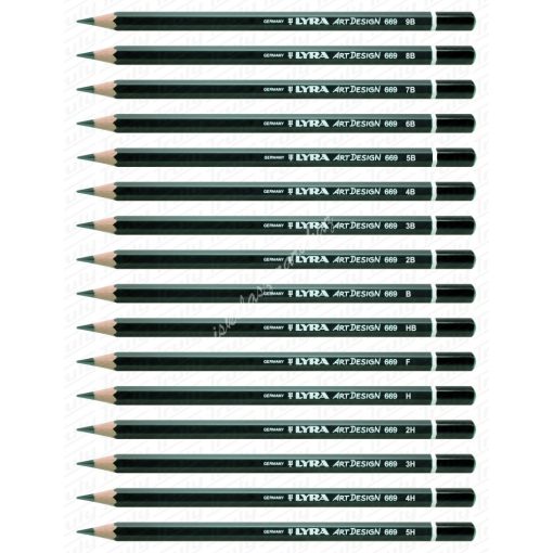Lyra Art Design Graduate Technikai ceruzák 4H - 6B keménységben
