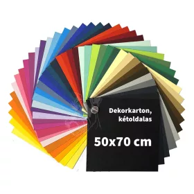 Dekorkarton kétoldalas 50x70cm, 225 gr.