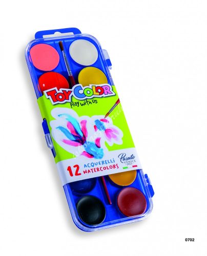 ToyColor vízfesték 12 darabos 0702