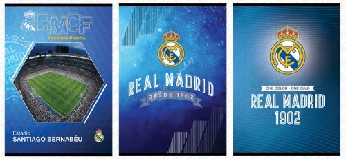 Real Madrid iskolai füzet A/5