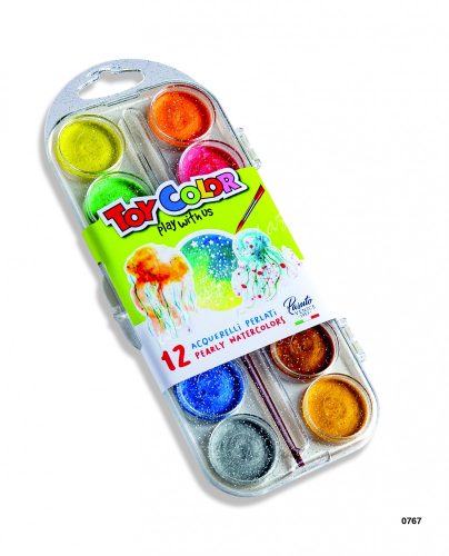 ToyColor vízfesték gyöngyház 12 darabos 0767