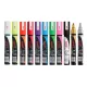 Folyékony kréta Uni Chalk Marker PWE-5M - 11 színben