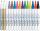 Lakkfilc Uni PX-21 0,8-1,2 mm - 12 színben
