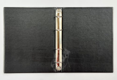 R- Mappa A5 PVC, 4 gyűrűs 2,5 cm gerinc - fekete