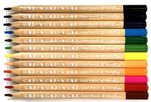 Színes ceruza 12 darabos YaLong Jumbo NATÚR - 231068-12