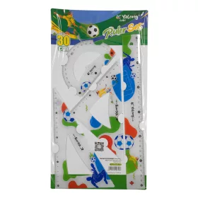 R- Vonalzó szett YaLong Football 4 darabos - YL253643-30